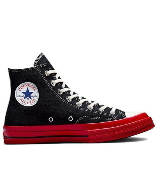 Converse Red Comme Des Garcons Play X Chuck 70 High for men