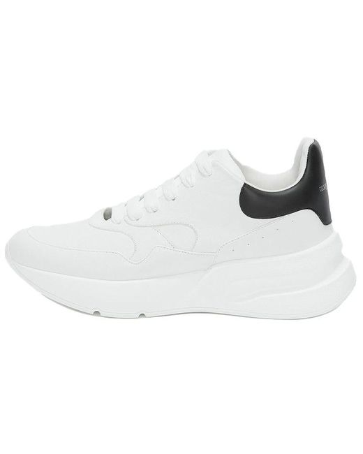 McQueen White Oversized Runner for men