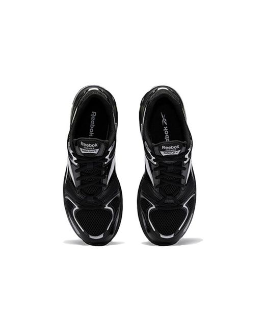 Reebok Black Premier Road Plus 6 Metallic' for men