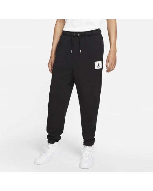 Nike Blue Essentials Woven Label Logo Solid Color Bundle Feet Sports Pants/Trousers/Joggers for men