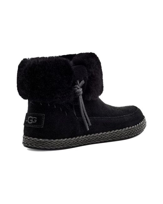 Ugg Black (Wmns) Elowen Fleece Lined Snow Boots