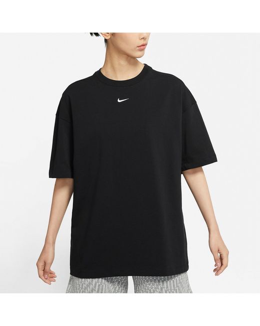 Nike Black (Wmns) Sportswear Essential Round-Neck