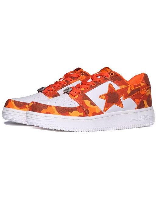 A Bathing Ape Red X Heron Preston Bape Sta for men