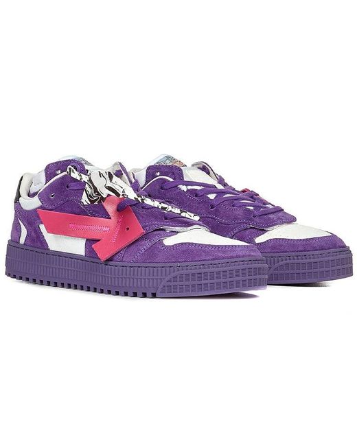Off-White c/o Virgil Abloh Purple Floating Arrow Low-top Sneakers for men