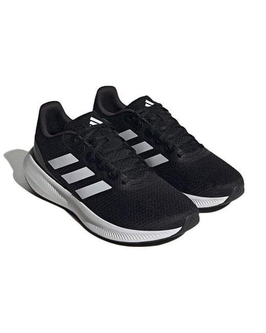 Adidas Black Runfalcon 3.0 Cloudfoam Low for men