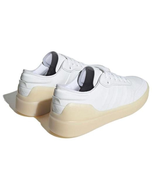 Adidas White Court Revival Shoes for men