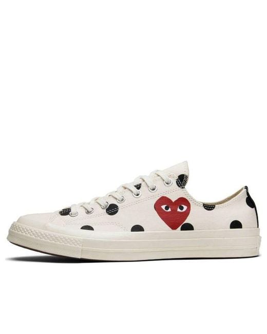 Converse Comme Des Garçons X Chuck Taylor All Star 0 Low 'polka Dot' in  Pink for Men | Lyst