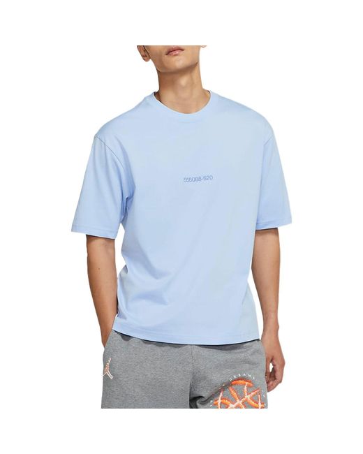 Nike Blue Casual Sports Breathable Short Sleeve T-Shirt for men