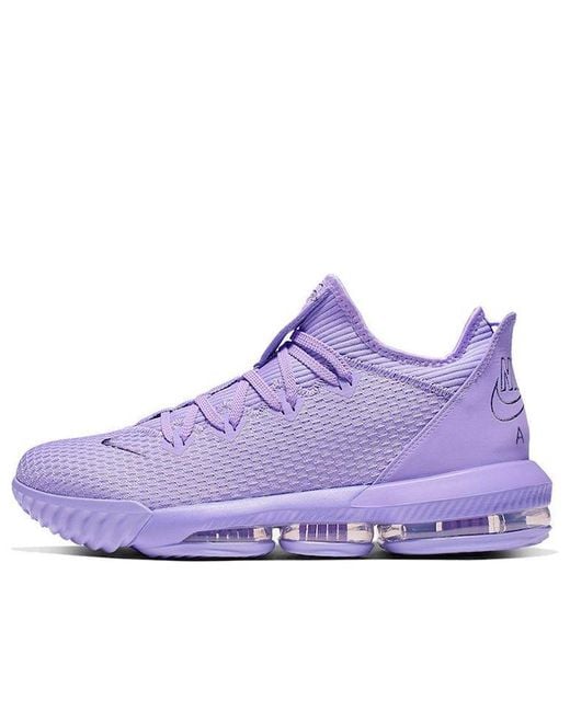 Nike Purple Lebron 16 Low Basketball Shoe for men