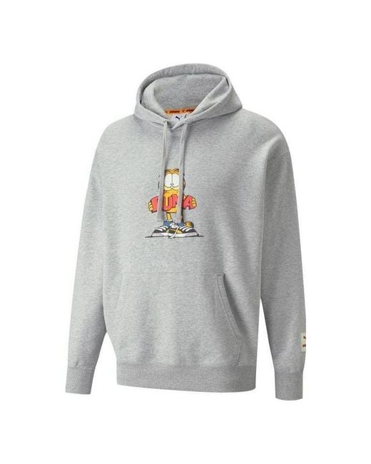 PUMA Gray X Garfield Hoodie for men