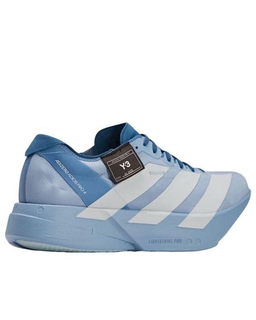 Adidas Blue Y-3 Adios Pro 4 for men