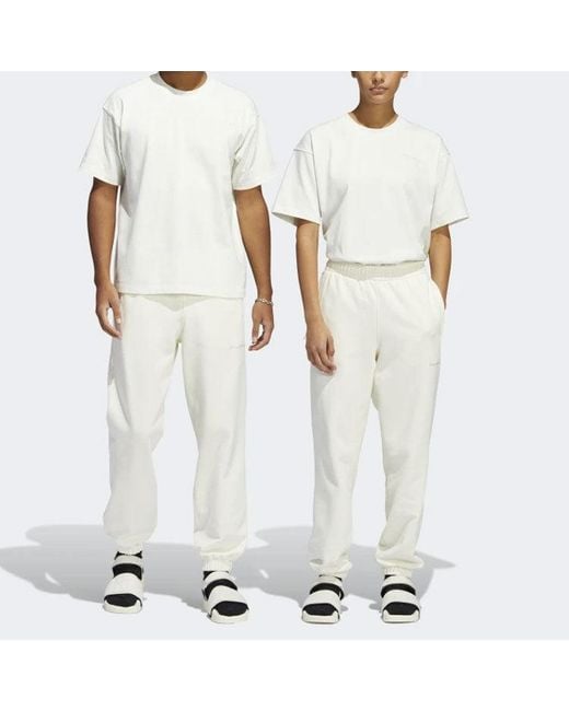 Adidas White X Pharrell Basic Sports Sweatpants