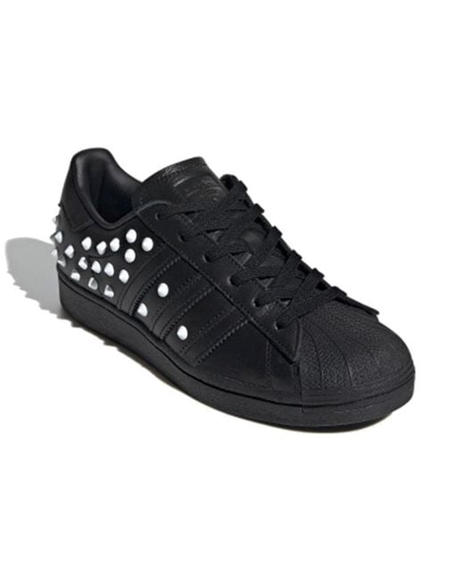 Adidas Black (Wmns) Superstar 'Studs'