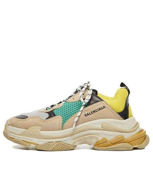 Balenciaga Yellow Triple S Sneaker 2018 for men