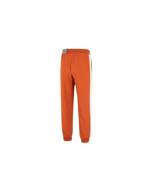 PUMA Orange Ff Knit Pants for men