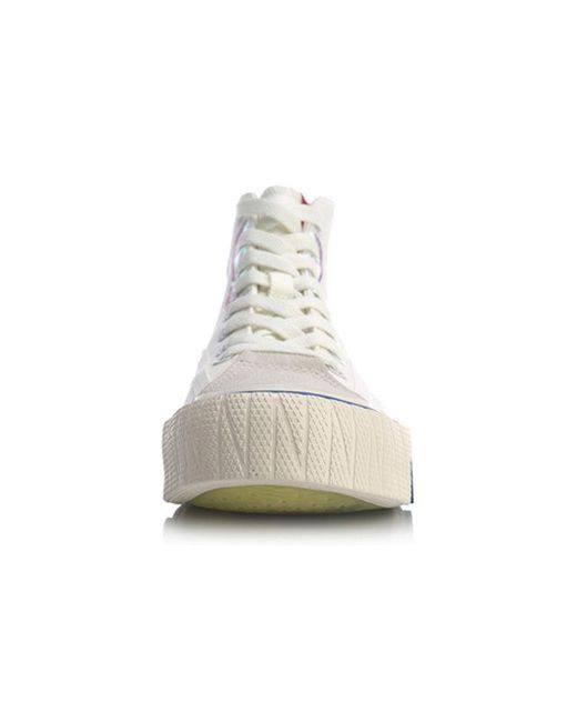 Li-ning Blue (Wmns) Superwave Canvas Hi