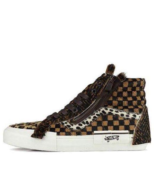 Vans Brown Sk8-Hi Cap Lx 'Animal Pack' for men