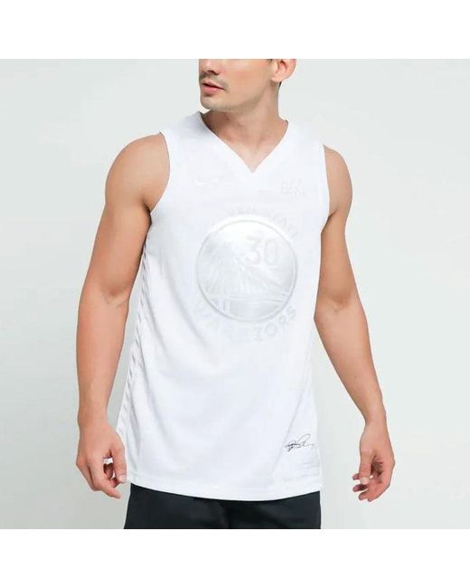 Nike White Nba Jersey Stephen Curry Warriors Mvp Golden State Warriors Basketball for men