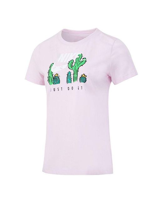 Nike Pink (Wmns) As W Sportswear Tee Summer 1 Regal
