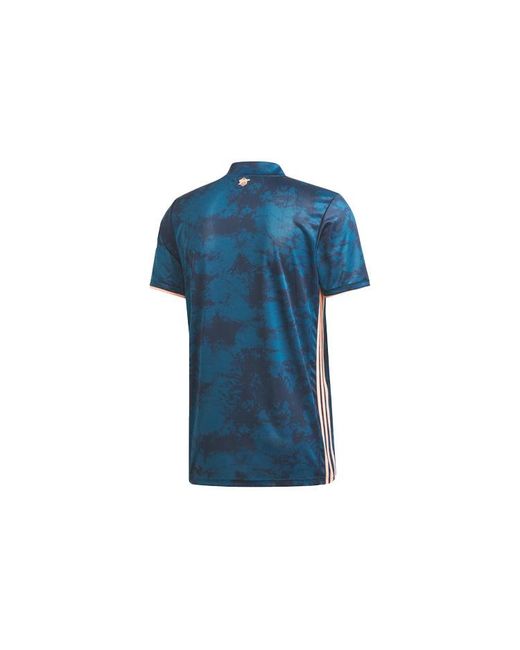 Adidas Blue Sports Soccer/Football Jersey Sw Fan Edition 20-21 Season Arsenal Away for men