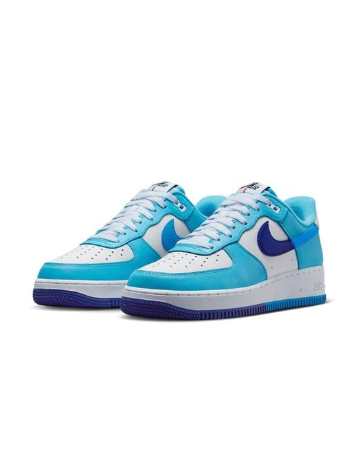 Nike Blue Air Force 1 Low Split 'Light Photo' for men