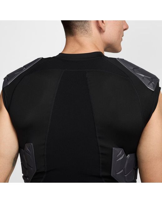 Nike Black Pro Hyperstrong 4-Pad Top for men