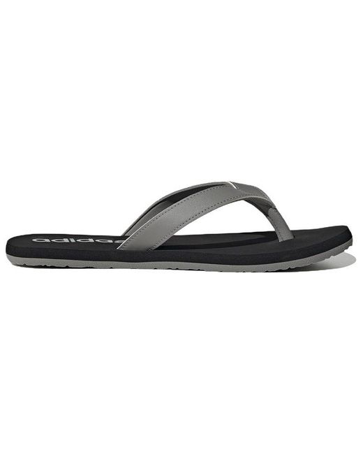 Adidas Black Eezay Flip-Flops for men