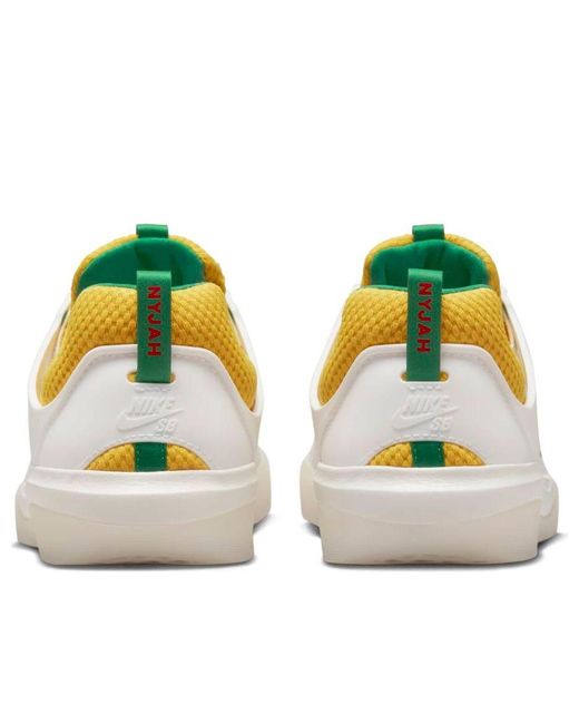 Nike White Nyjah 3 Premium Sb 'Rastafarian' for men