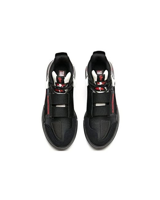 Anta Black X Marvel Running Shoes Widow' for men