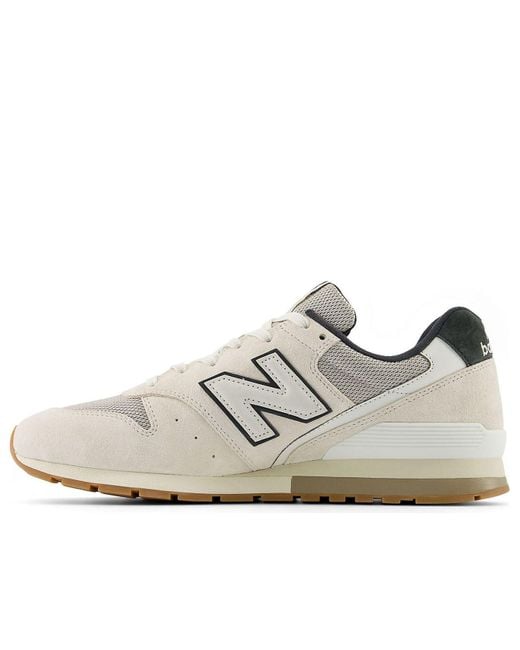 New Balance White 996 'Light' for men