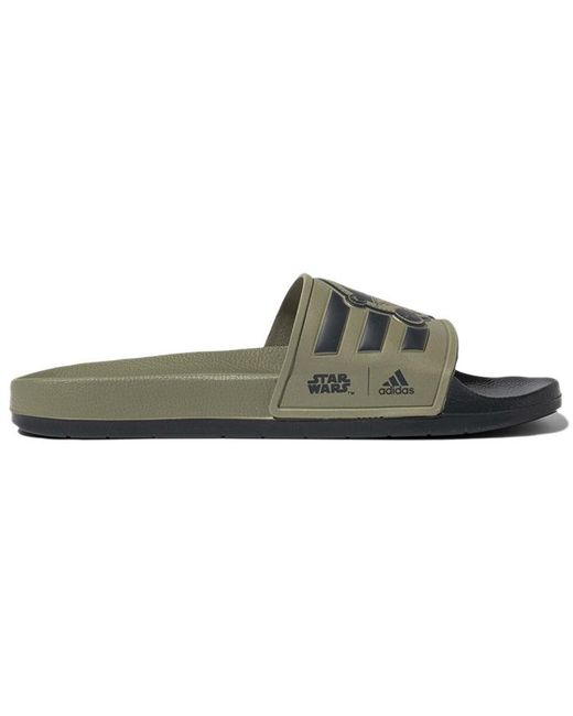Adidas Green Star Wars X Adilette Tnd Slide 'The Mandalorian' for men