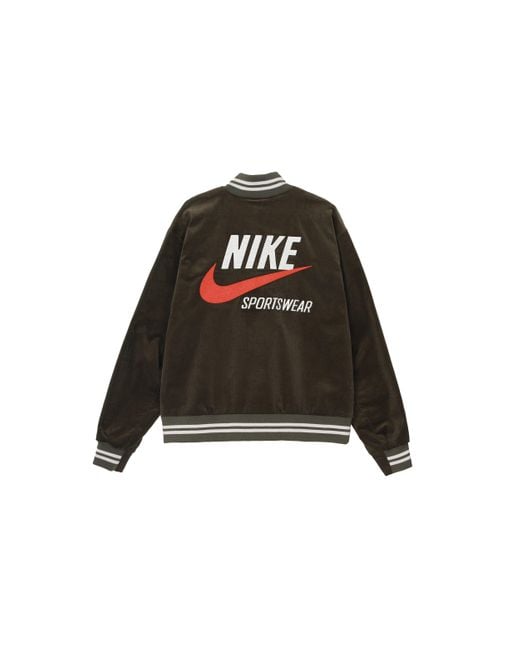 Nike Green Trend Bomber Jacket for men