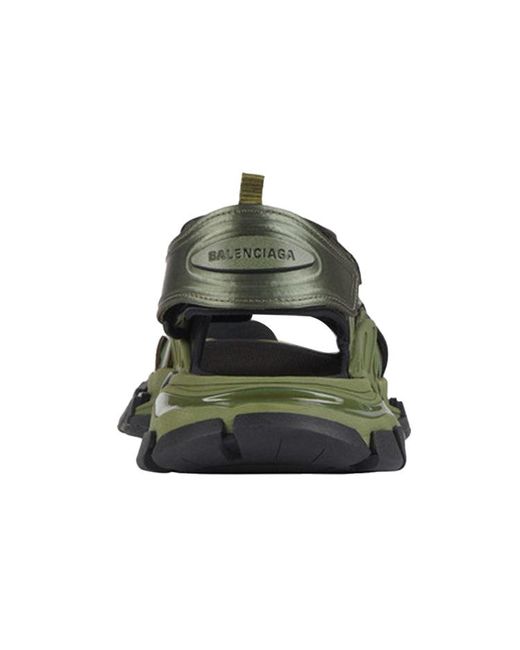 Balenciaga Green Track Sandal 'Khaki' for men