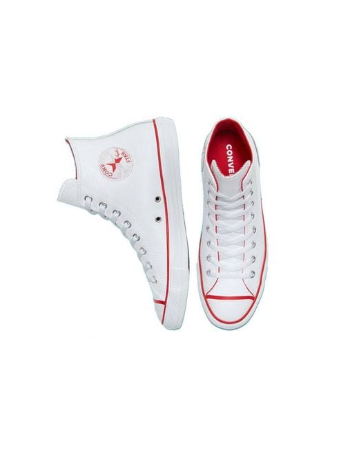 Converse White Seasonal Color Leather Chuck Taylor All Star for men