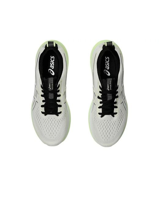 Asics White Glideride Max Running Shoes for men