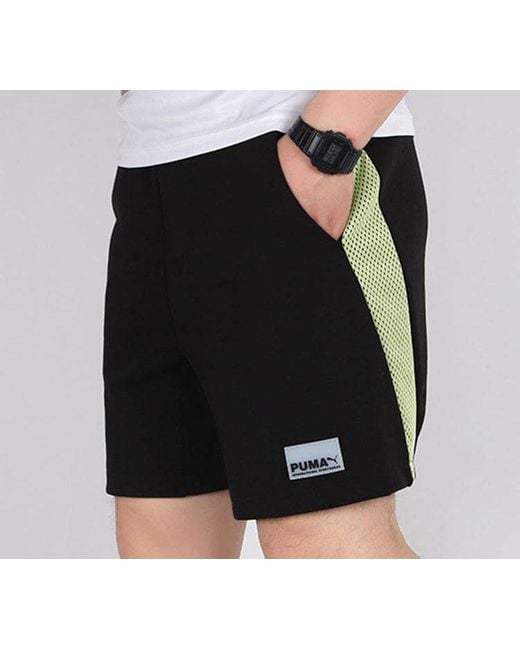 PUMA Black Avenir Shorts for men