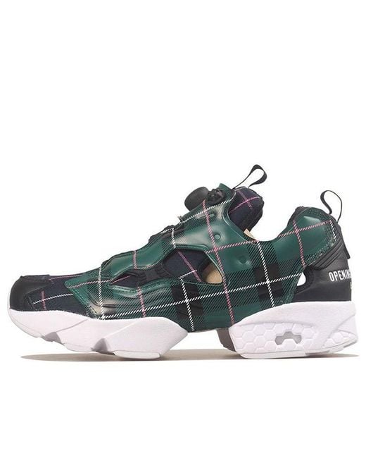 Reebok Blue Opening Ceremony X Instapump Fury Og Plaid' for men