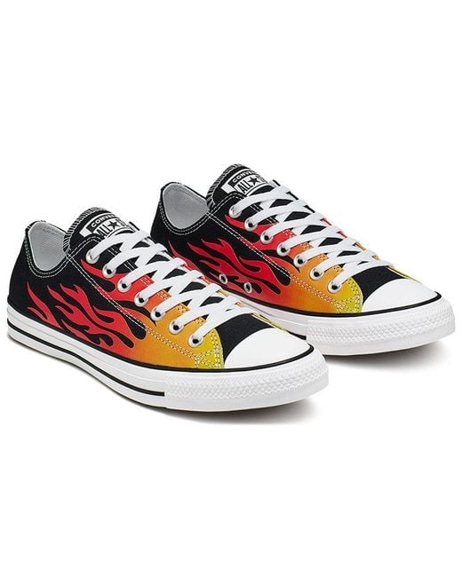 Converse Red Chuck Taylor All Star Low 'Flame' for men