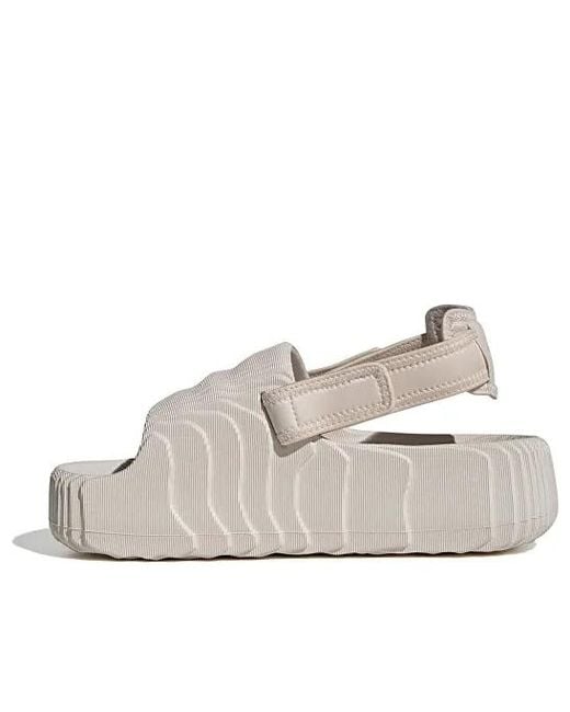 Adidas White (Wmns) Adilette 22 Xlg Slide 'Putty Mauve'