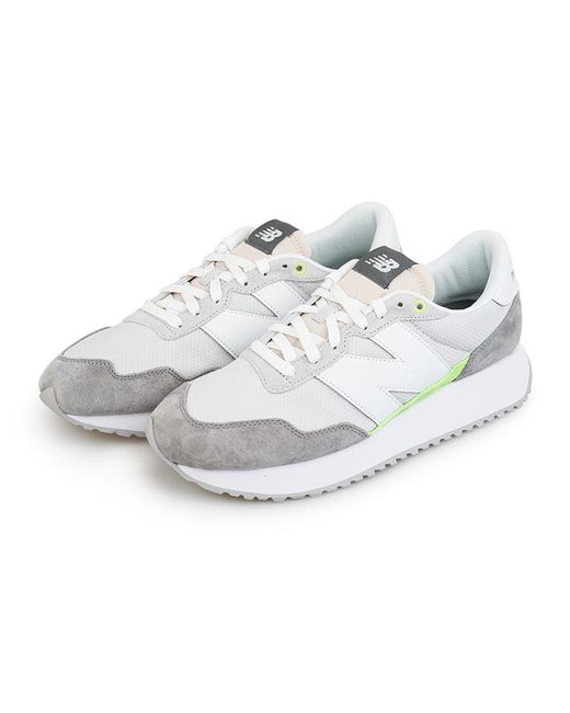 New Balance White Niko X 237 for men
