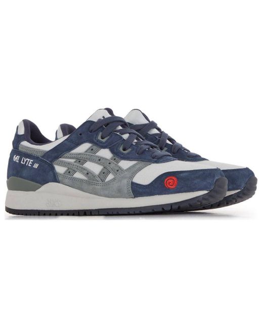 Asics Blue Naruto Shippuden X Gel Lyte 3 Og 'Kakashi' for men