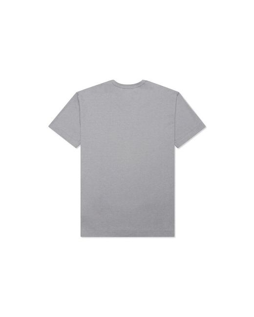 COMME DES GARÇONS PLAY Gray Mini Heart Logo Tee for men