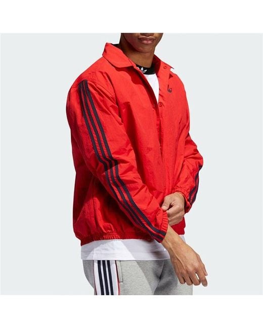 Adidas Red Originals Cozy Casual Jacket for men