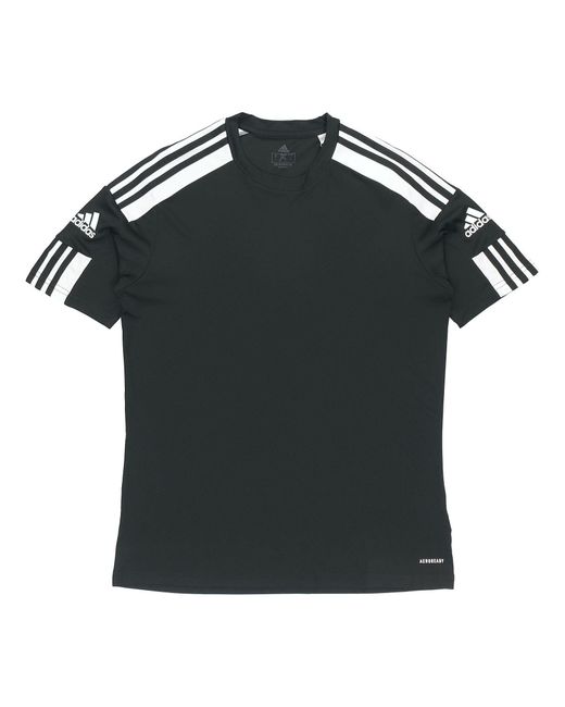 Adidas Black Squad 21 Jsy Ss Soccer/Football Casual Sports Short Sleeve Jersey for men