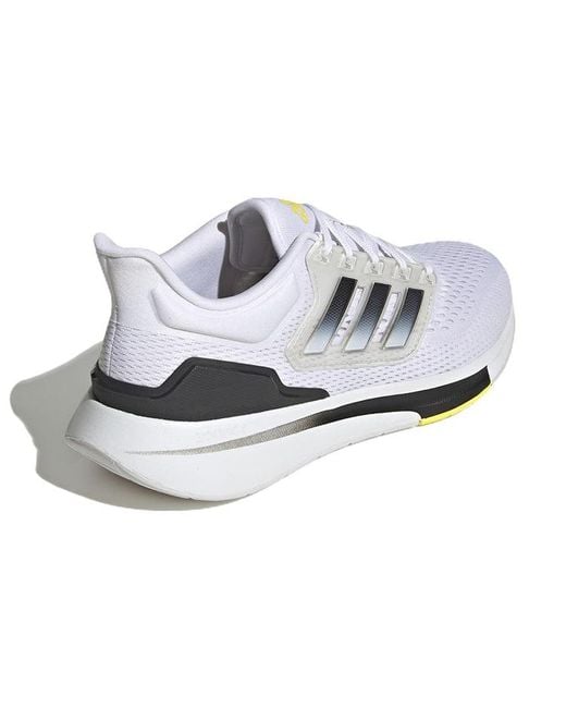 Adidas White Eq21 Run Beam' for men