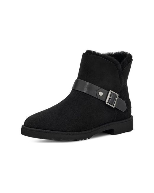 Ugg Black (Wmns) Romely Short Buckle Boot