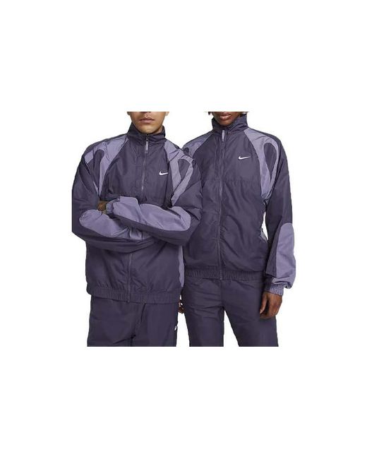 Nike Blue X Nocta Drake Cobalt Track Jacket Asia Sizing 'Dark Raisin' for men