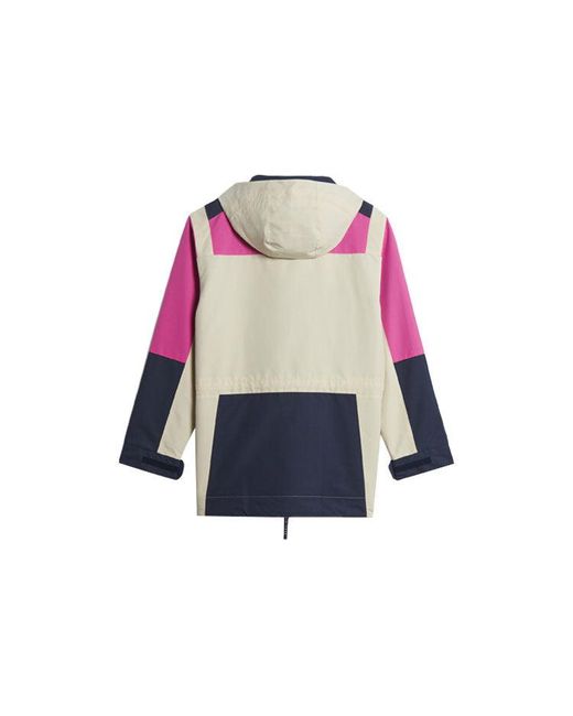 Adidas Pink Originals Colorblock Hooded Track Jacket Creamy for men