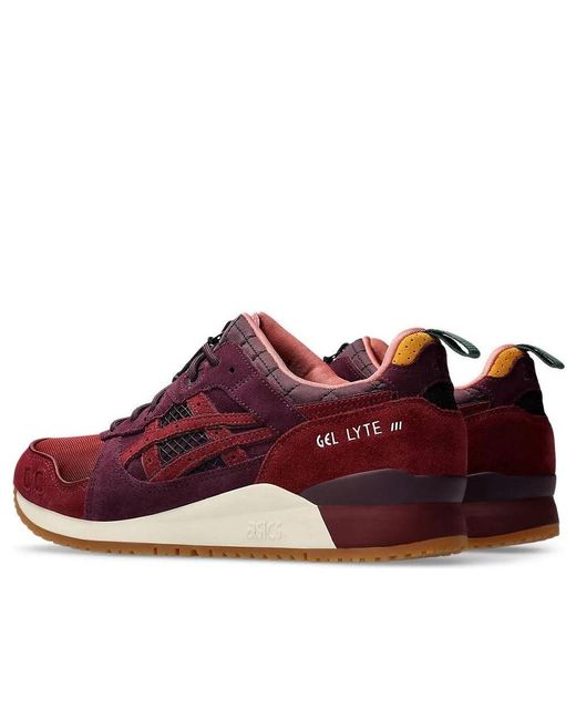 Asics Red Gel-Lyte Iii Og 'Bordeaux Wine' for men