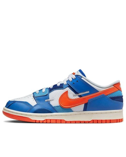 Nike Blue Dunk Low Scrap 'Knicks' for men
